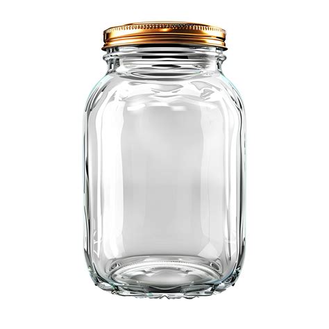 Empty Glass Jar Empty Jar Isolated Glass Jar 48336705 Png