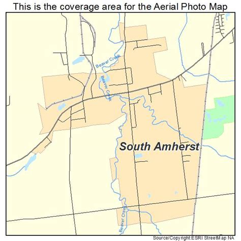 Aerial Photography Map of South Amherst, OH Ohio