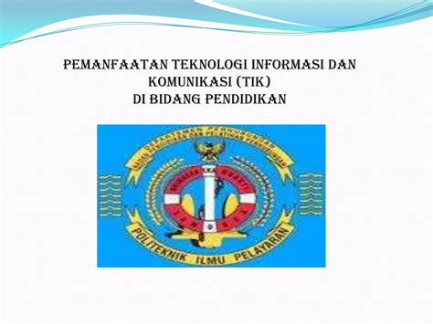 Pemanfaatan Teknologi Informasi Dan Komunikasi Tik Ppt