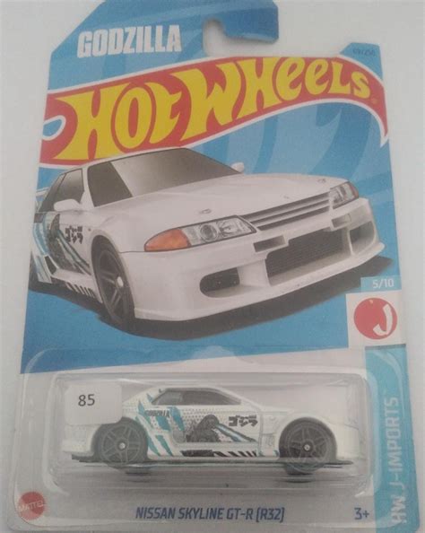 Hot Wheels Nissan Skyline GT R R32 Godzilla White Lazada Indonesia