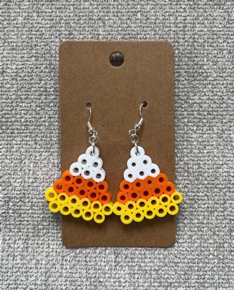 Halloween Perler Bead Earrings Etsy