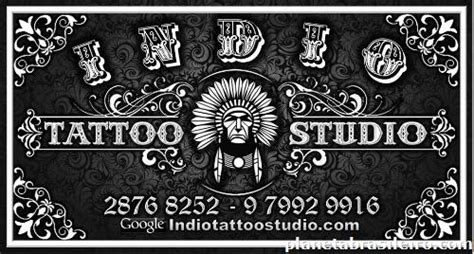 Indio Tattoo Studio - Índio Tattoo Studio: telefone y horário - Rua Giuseppe Braido, 55, São ...