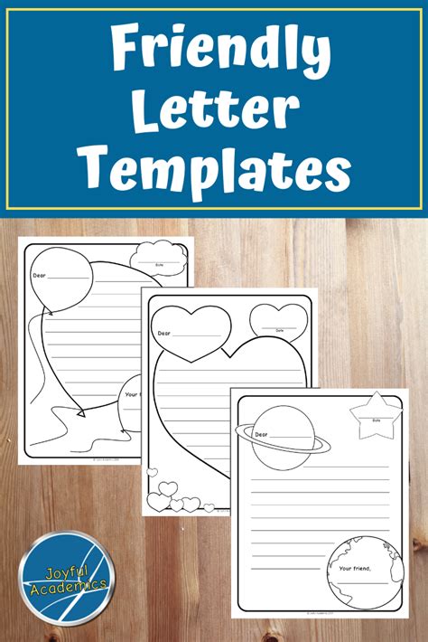 Kids Will Enjoy Writing Friendly Letters With These Fun Printable