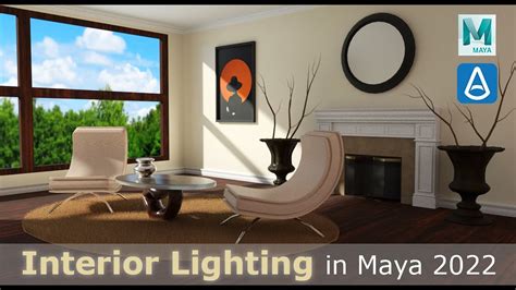 Interior Lighting In Maya Youtube