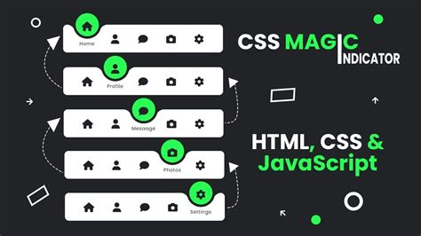 Magic Navigation Menu Indicator Using Html CSS Simple JavaScript