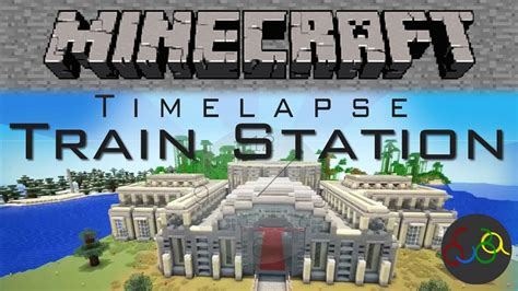 Minecraft Timelapse Train Station Youtube