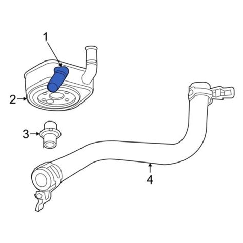 For Dodge Grand Caravan 2008 2010 Dodge 4694338ad Engine Oil Cooler Ebay