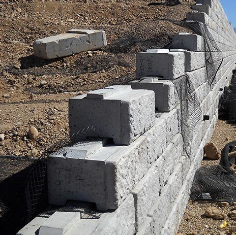 Precast Concrete Gravity Block Walls Harper Precast Concrete