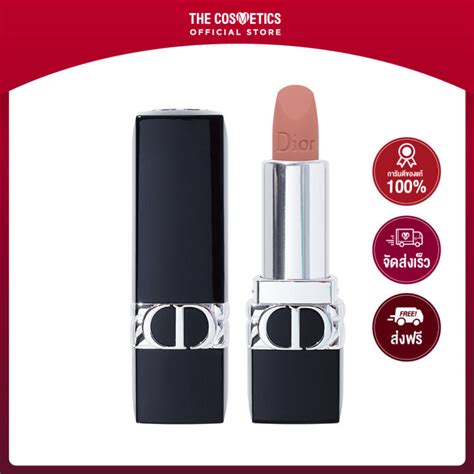 Dior Rouge Matte Lipstick 1 5g 100 Nude Look ลปแมททกำมะหย Lazada co th