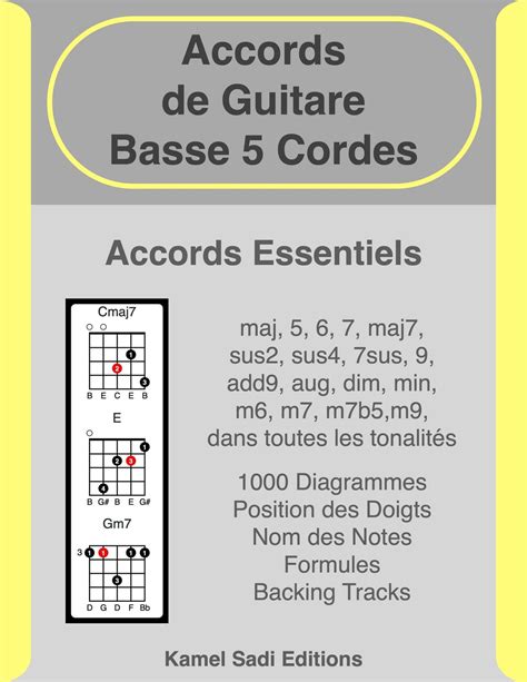 Guitare Basse Dictionnaire Daccords