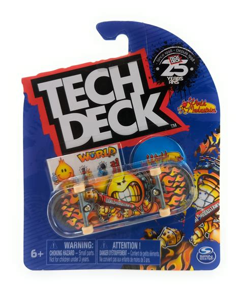 Tech Deck 25 Years Anniversary World Industries Skateboards Flameboy