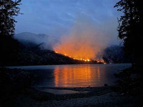 Pioneer Fire On Lake Chelan Could Burn All Summer