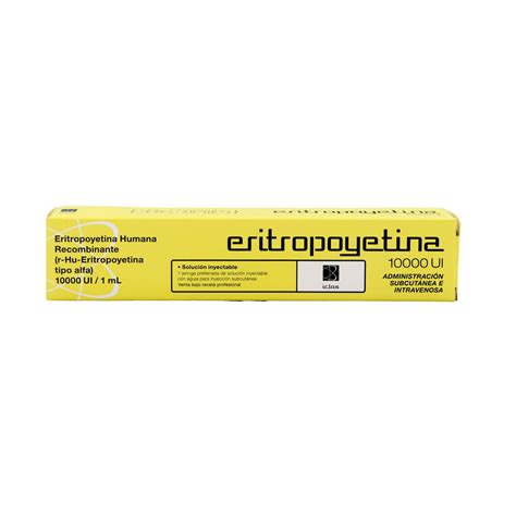 Eritropoyetina Ui Caja De Jeringa Prerellenada De Ml