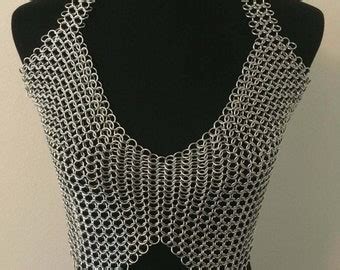 Armor Chainmail Bra Etsy