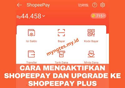 Cara Mengaktifkan Shopeepay Dan Upgrade Ke Shopeepay Plus Terbaru My