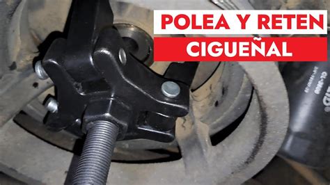 Aqui TE ENSEÑO como cambiar POLEA DEL CIGUEÑAL Damper y el RETEN del