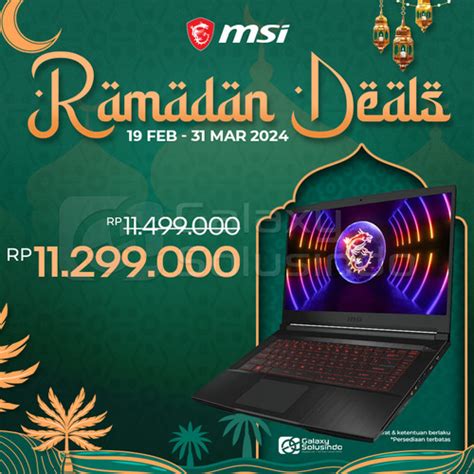 Jual Msi Gf63 Thin 12ucx 601id Rtx2050 I7 12650h 512gb Ssd 8gb Ram