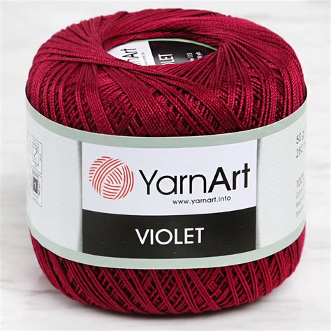 YarnArt Violet Yarn, Cherry Red - 112 - Hobiumyarns