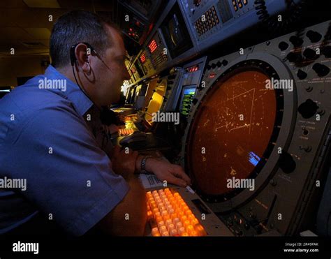 Us Navy Air Traffic Controlman Ac St Class Monitors Several