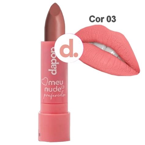 Batom Em Bala Matte Meu Nude Preferido Dapop Shopee Brasil