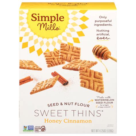 Simple Mills Honey Cinnamon Sweet Thins - Shop Cookies at H-E-B