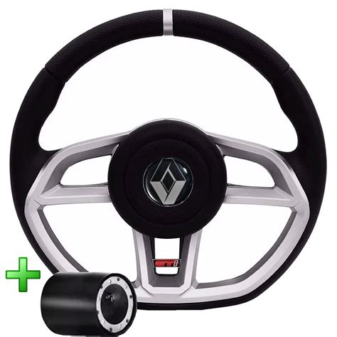 Volante Renault Gti Esportivo Cubo Sandero Clio Logan Megane Poliparts