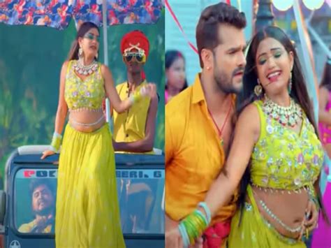 Khesari Lal Yadav and Rani romance on Double Khirdi bhojpuri song got ...