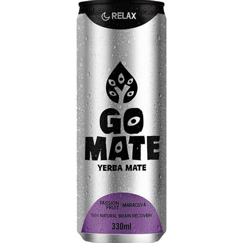 Go Mate Bebida Funcional Relax Elaborada Con Yerba Mate Maracuy Y