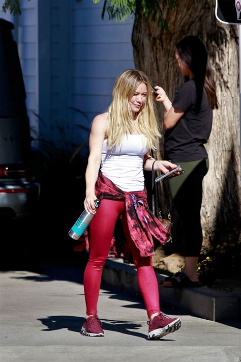 Hilary Duff Sexy In Red Pants Out In Los Angeles Hot Celebs Home