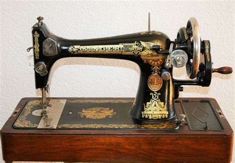 Singer K Sewing Machine With Dust Cover Iron Catawiki