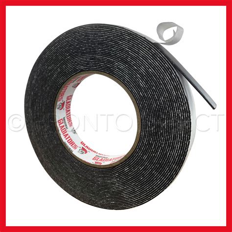 Double Sided Foam Tape Black Automotive Permanent Car Body Trim Self