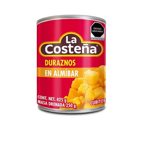 Duraznos La Coste A Cubitos En Alm Bar G Walmart