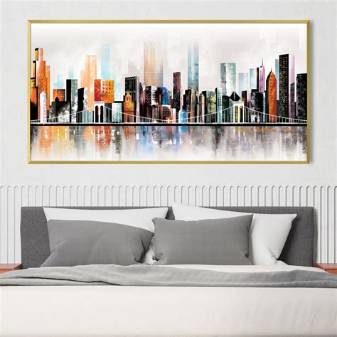 Modern Cityscape Canvas – ClockCanvas