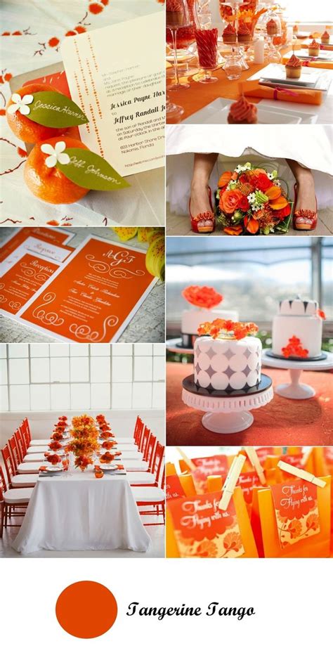 Please Check Out These Awesome Tangerine Orange Wedding Ideas And Use