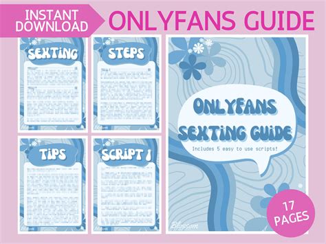 Onlyfans Sexting Guide With Scripts Adult Content Creator For Onlyfans