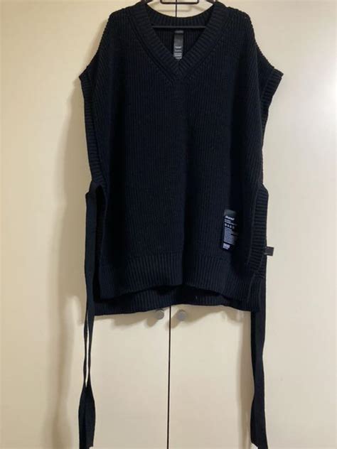 41％割引ブラック系 S人気no 1 Shareef 21ss Over Knit Vest ニット セーター トップスブラック系s Ota