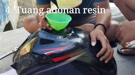 Tutorial Menambal Tangki Motor New Megapro Dengan Resin YouTube