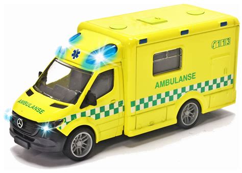 Majorette Mercedes Benz Sprinter Ambulans Med Ljus Och Ljud 213712001007