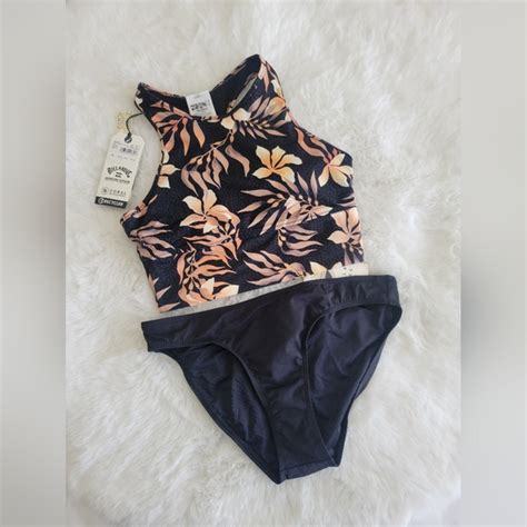 Billabong Swim Billabong Tank Bikini Top And Lowrider Bottoms Size M Poshmark