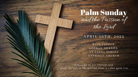 Palm Sunday 2022 Catholic