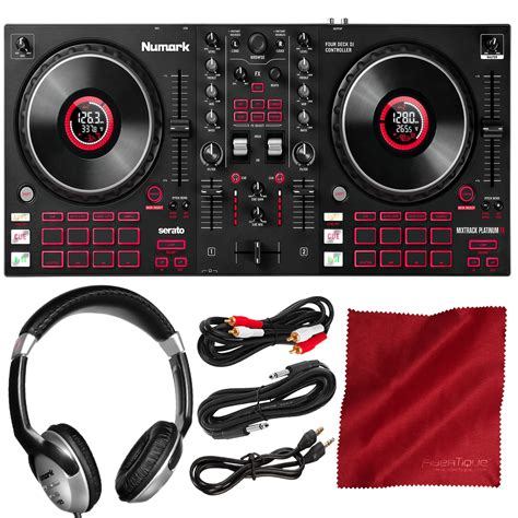 Numark Mixtrack Platinum FX 4 Deck Serato DJ Controller With Jog Wheel