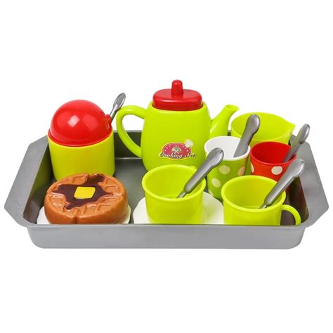 1 Set Of Toy Kettles Tea Cup Set Furniture Toy Coffee Tea Cups Toy