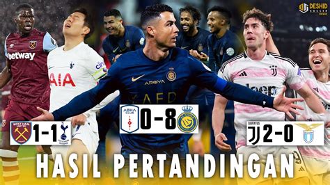 Ronaldo HATTRICK Dalam 45 Menit Al Nassr Pesta 8 Gol Juven Sikat