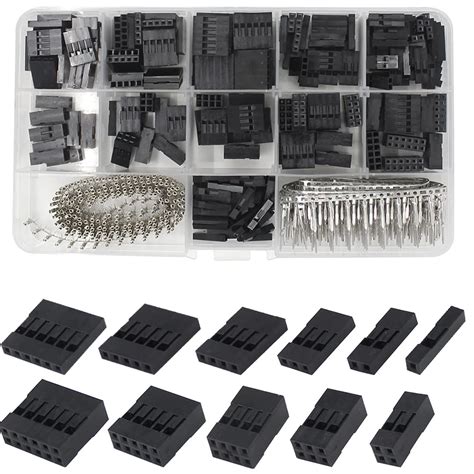 Mesee Pieces Dupont Crimp Pin Connector Assortment Kit Mm Pitch