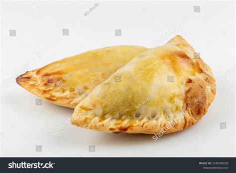 Argentine Empanada Isolated On White Background Stock Photo 2185599229 ...