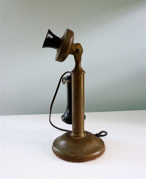 Antique Candlestick Phone S Telephone Western Electric Etsy