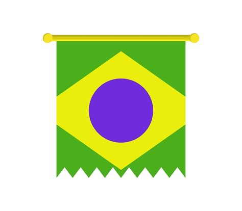 Premium Vector Brazil Flag