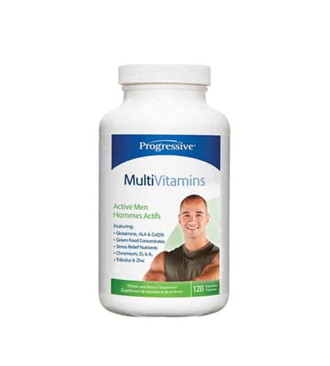 120 Progressive Multivitamins For Active Men Canada Free Shipping