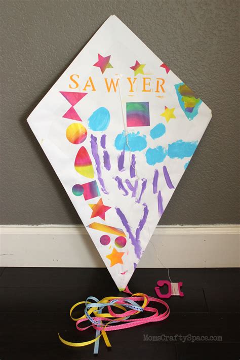 Kids Craft Diy Paper Kite Happiness Is Homemade