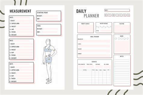 Weight Loss Planner Graphic by MissTaiStudio · Creative Fabrica